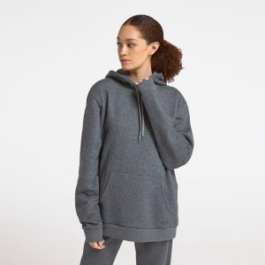 Unisex Merino Blend Hoodie - Natural Grey Heather
