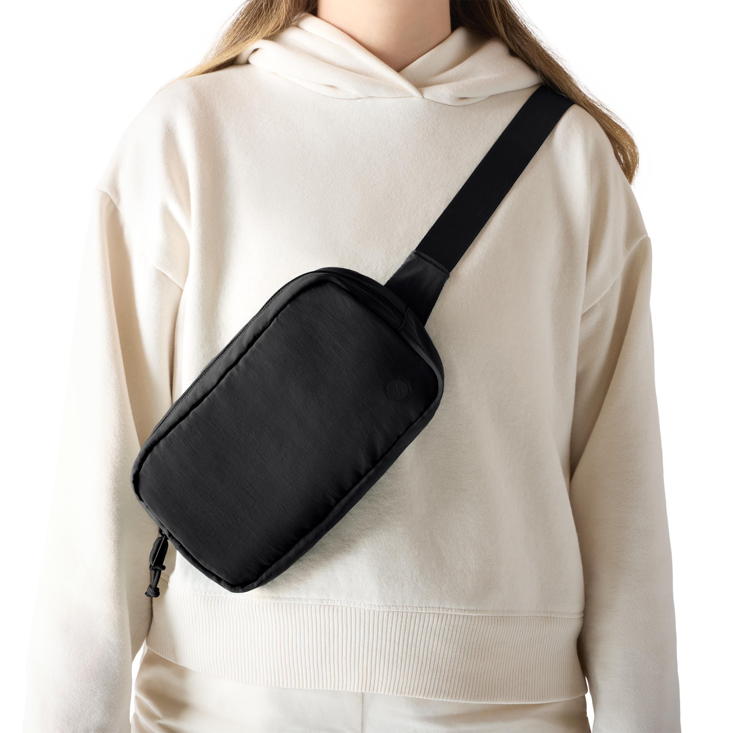 Recycled Belt Bag - True Black - Image 5