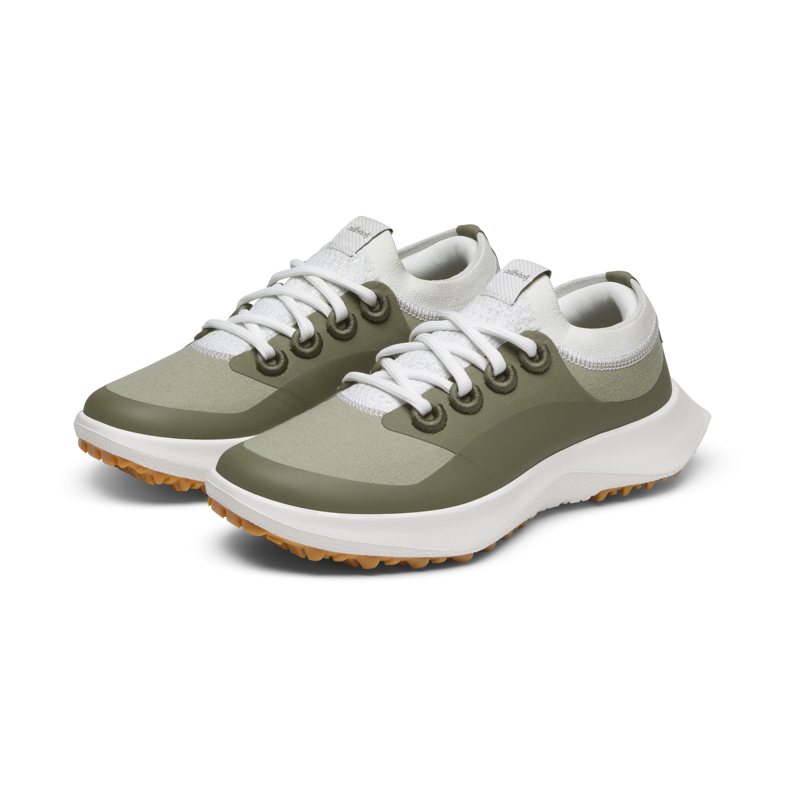 Women's Golf Dasher - Blizzard/Burnt Olive (Medium Gum Sole) - Image 5