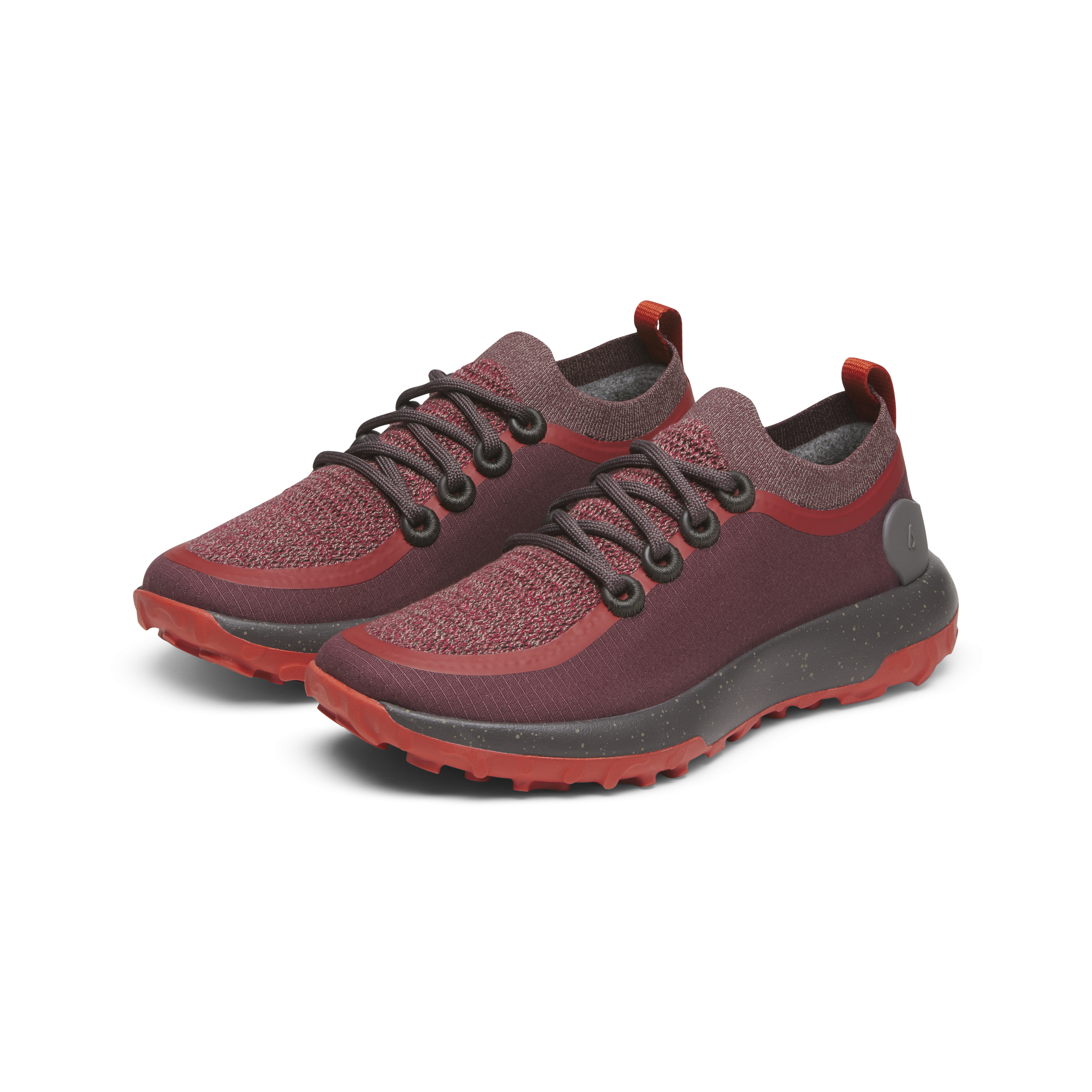 Women's Trail Runners - Deep Red (Dark Anthracite Sole) - Image 5