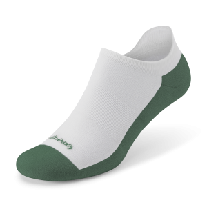 Anytime Ankle Sock - Blizzard (Verdant Green Sole)