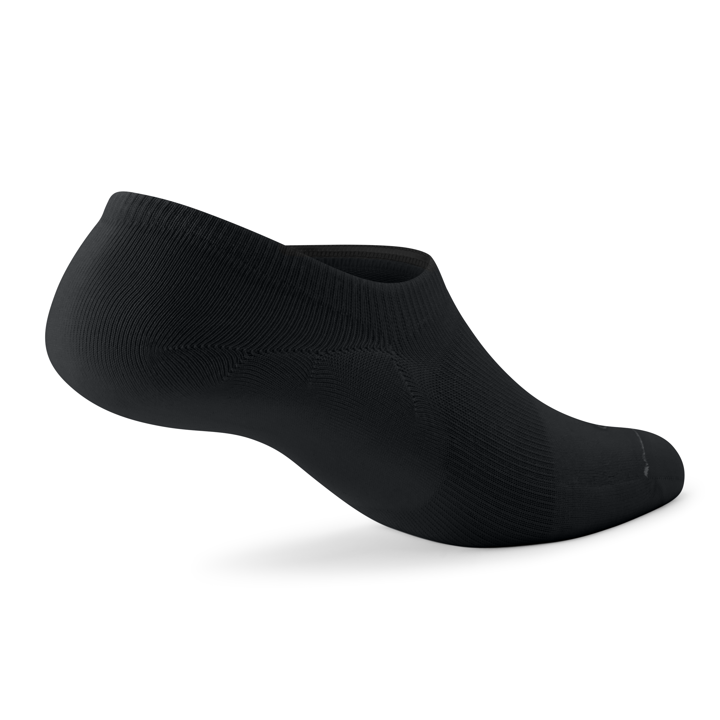 Anytime No Show Heel Grip Sock - Natural Black - Image 2