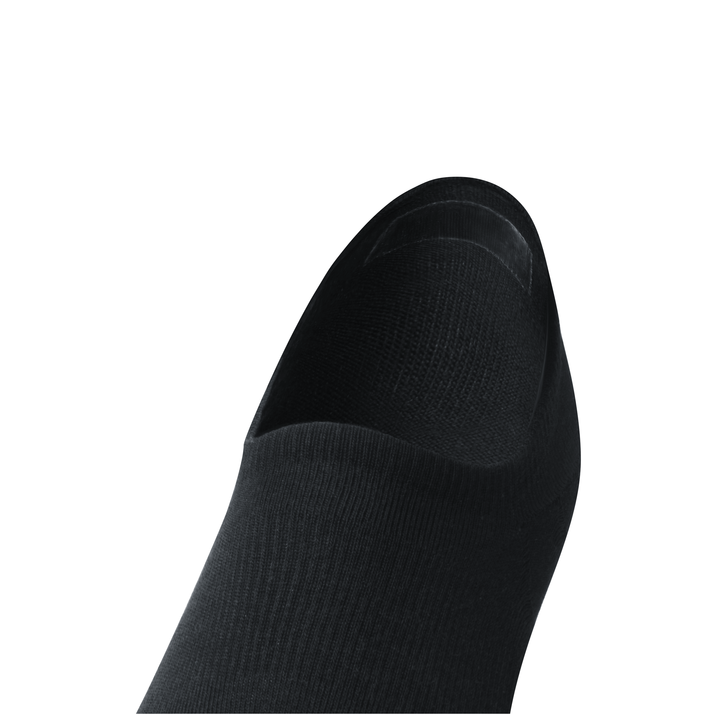 Anytime No Show Heel Grip Sock - Natural Black - Image 3